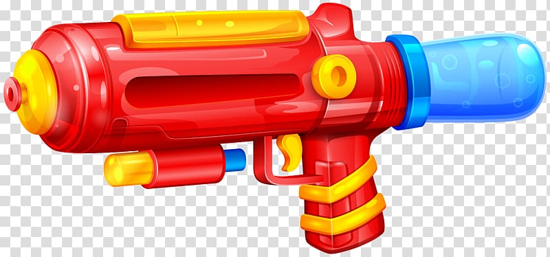 blue, red, and yellow water gun , Water gun , Water Gun transparent background PNG clipart