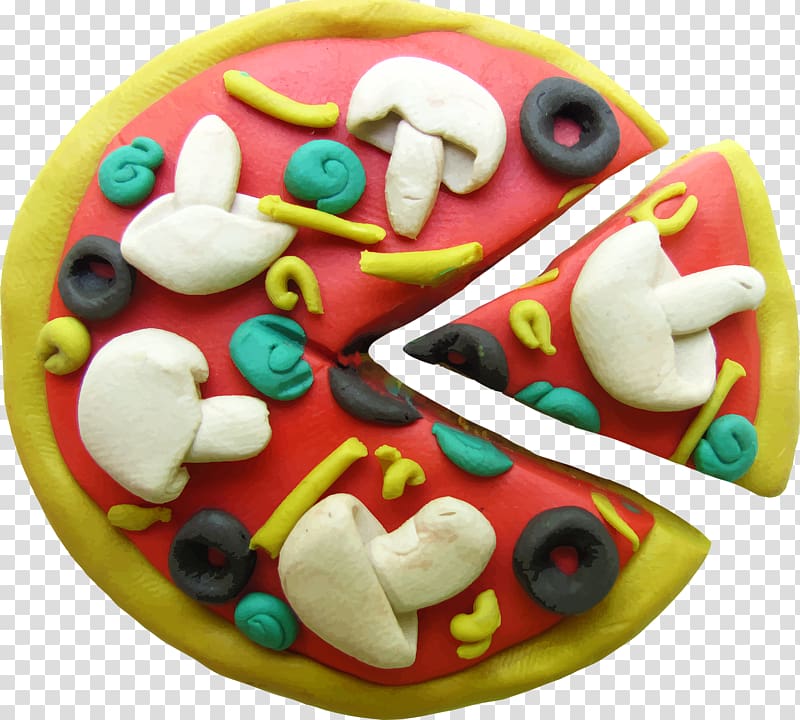 Pizza Hut Play-Doh Plasticine, Delicious pizza transparent background PNG clipart
