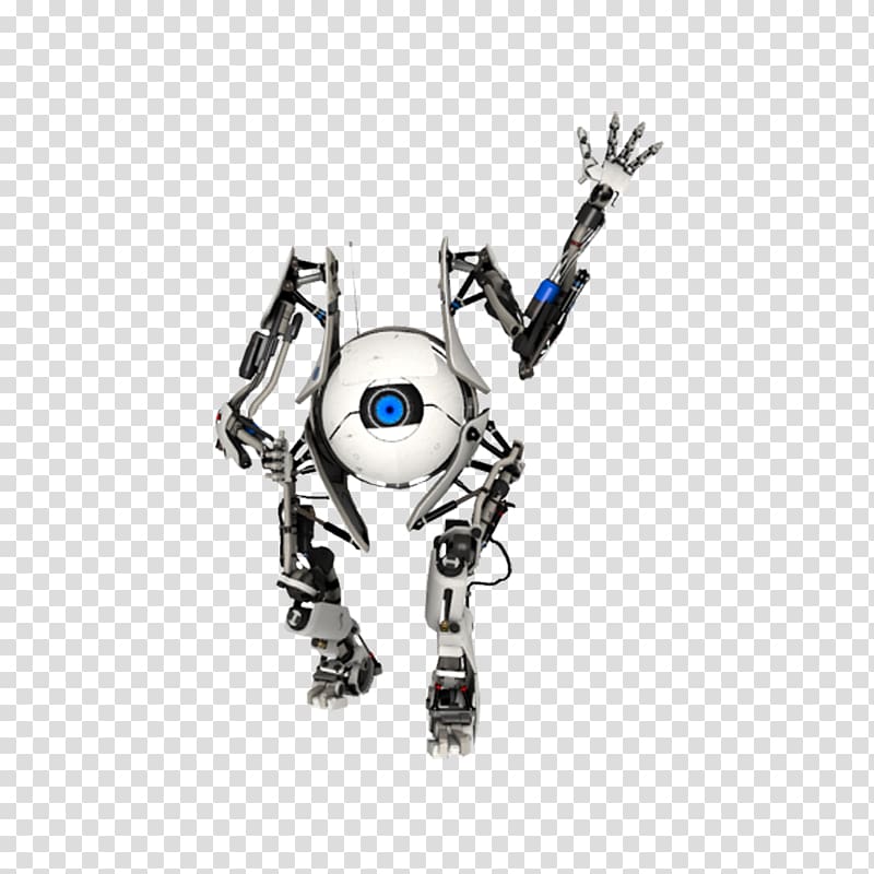 Portal 2 Robot Modron Half-Life, portal 2 logo transparent background PNG clipart