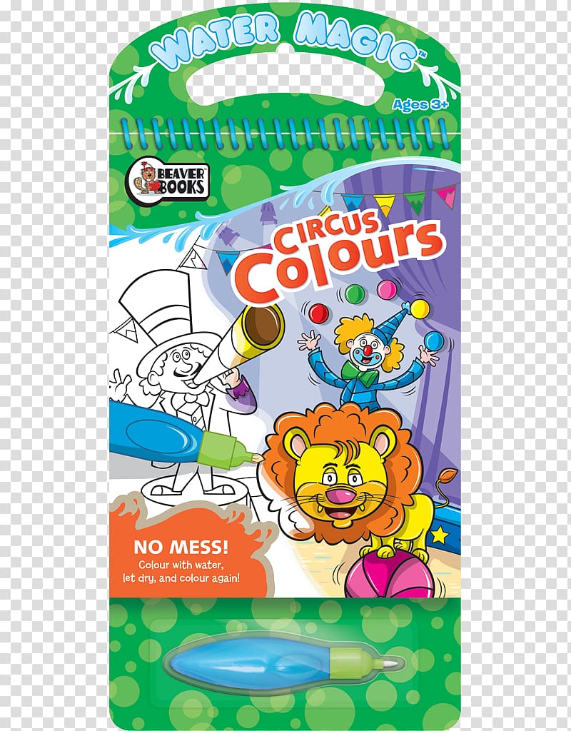 Water Magic: Circus Colors Hardcover Book Publishing, book transparent background PNG clipart