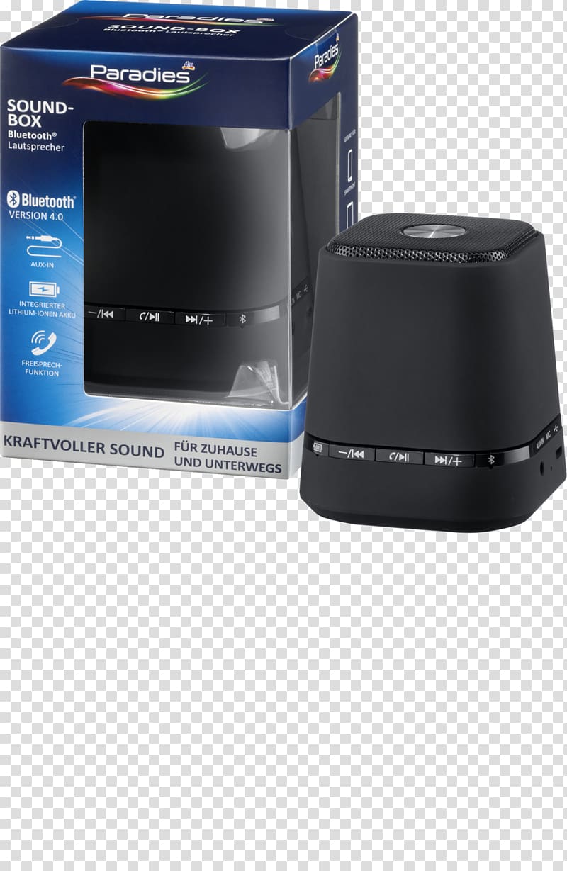Loudspeaker Wireless speaker Bluetooth Sound box Handsfree, bluetooth transparent background PNG clipart