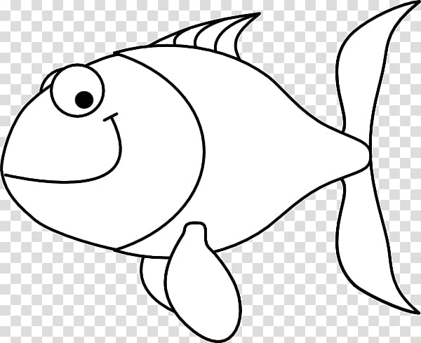 Black and white Whitefish Fishing , Fish Outline transparent background PNG  clipart