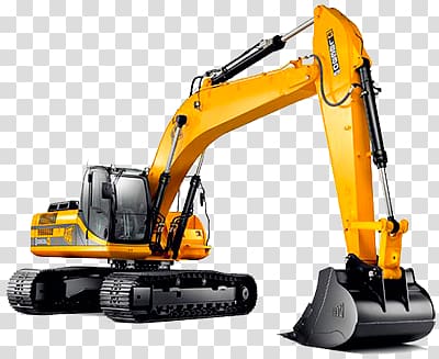 Excavator transparent background PNG clipart