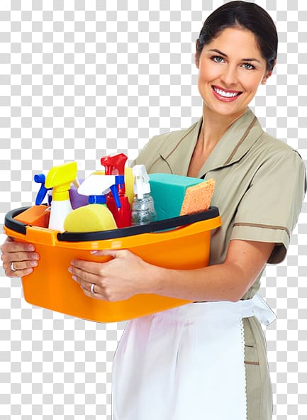 Maid service Cleaner Commercial cleaning Janitor, Woman Cleaning transparent background PNG clipart