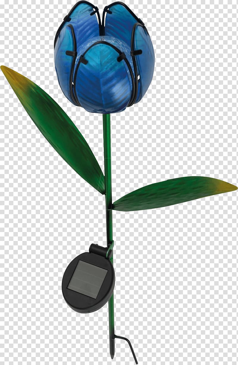 Light fixture Solar lamp Tulipa – blue decorative solar light with LED Light-emitting diode, light transparent background PNG clipart