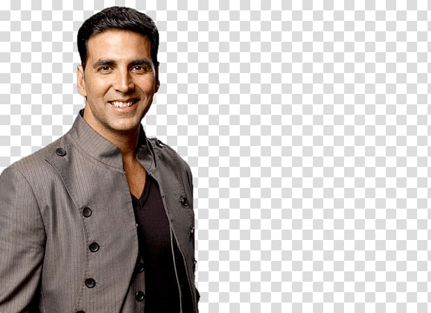 man in gray suit jacket, Akshay Kumar Smiling transparent background PNG clipart