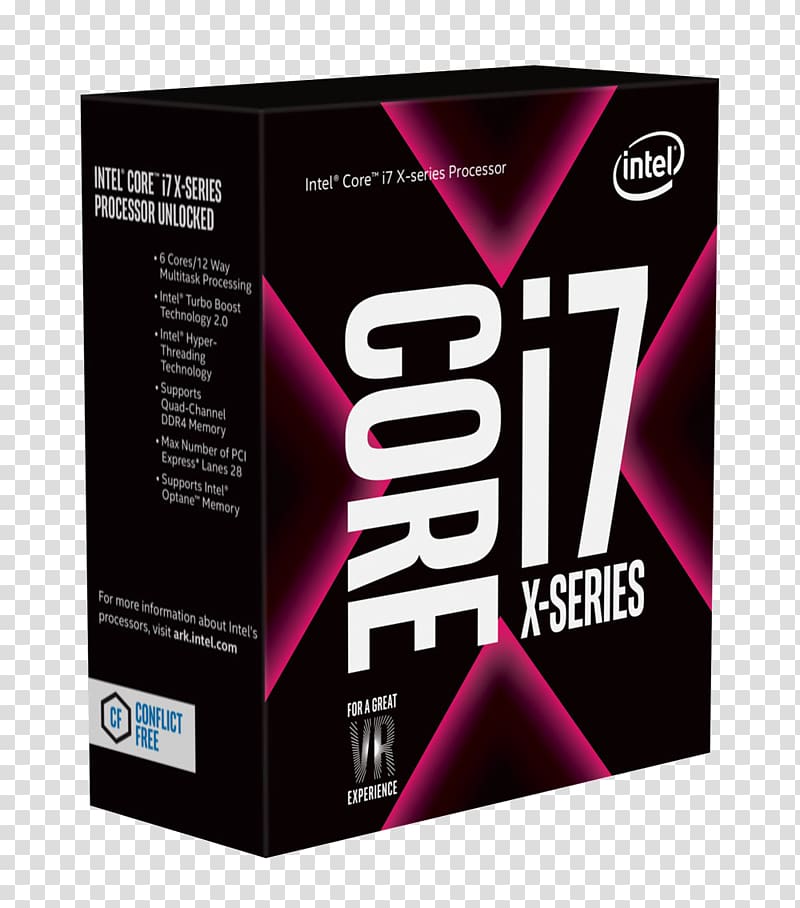 LGA 2066 Intel X299 List of Intel Core i9 microprocessors Intel Core i7, intel transparent background PNG clipart