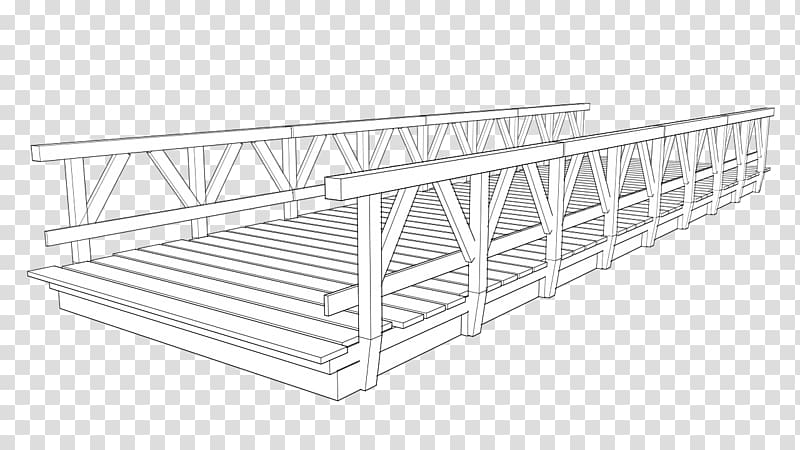 Line Steel Angle, wooden bridge transparent background PNG clipart