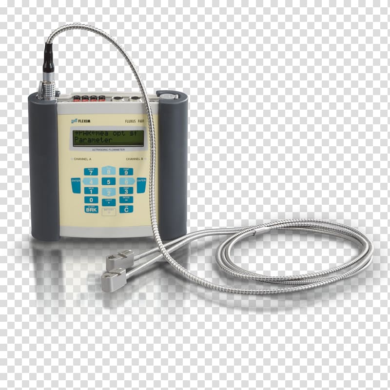 Ultrasonic flow meter Flow measurement Liquid Air flow meter, energy meter transparent background PNG clipart