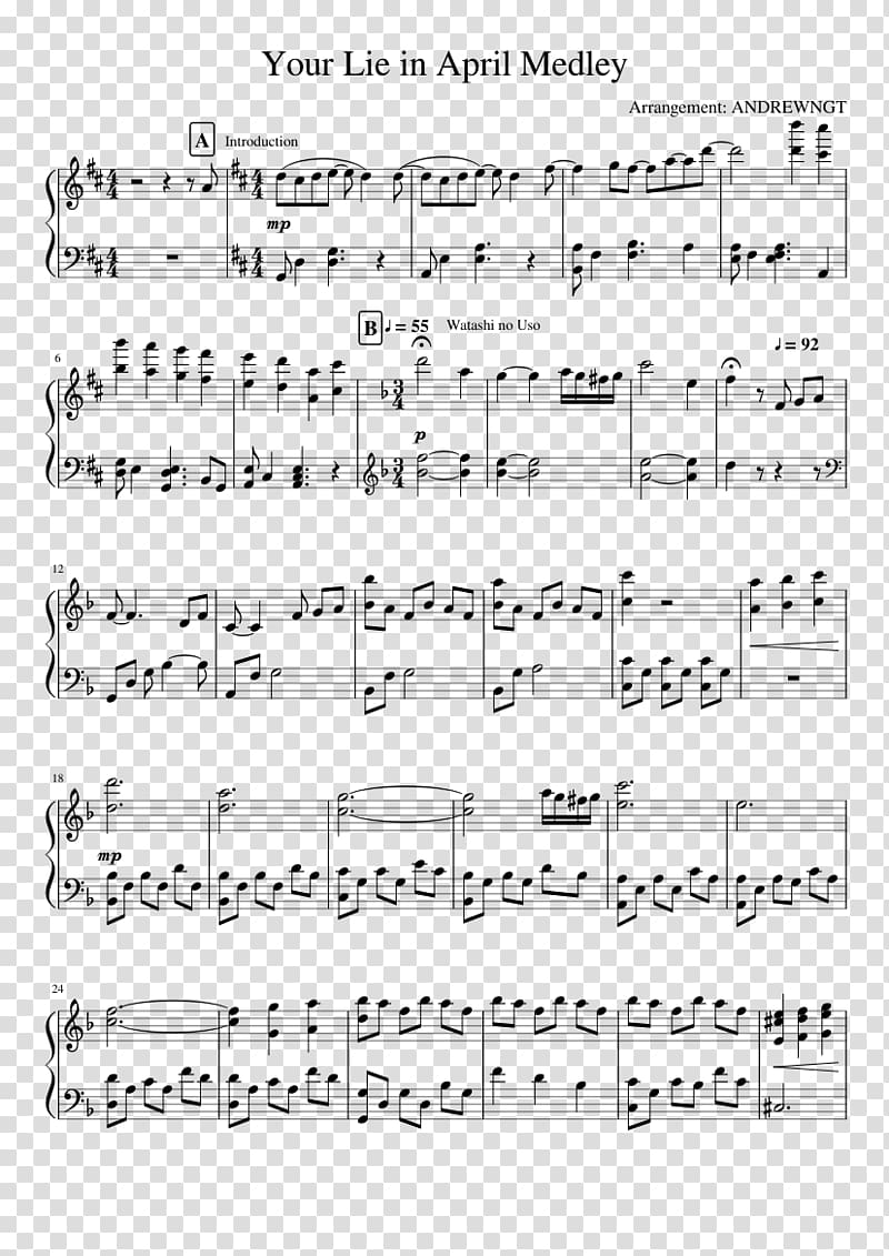 Sheet Music Piano Song Chord, sheet music transparent background PNG clipart
