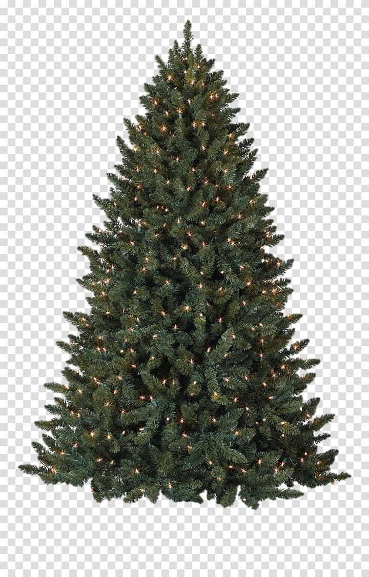 Balsam fir Fraser fir Artificial Christmas tree Pre-lit tree, christmas transparent background PNG clipart