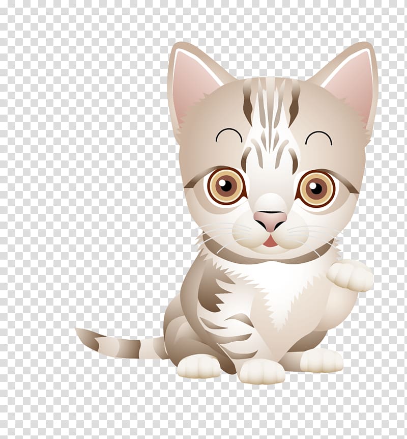 Kitten Cat Pet, Hand painted texture kitten material transparent background PNG clipart