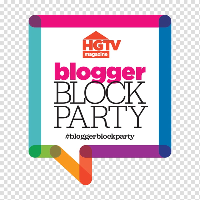 HGTV Dream Home Logo Block party DIY Network, summer party logo transparent background PNG clipart