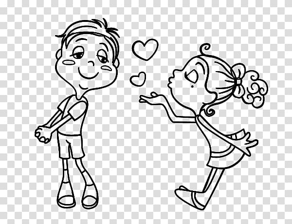 Drawing Kiss Coloring book, kiss transparent background PNG clipart