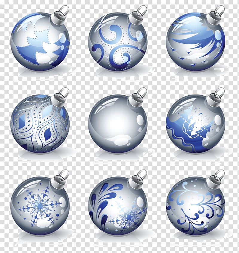 Crystal ball Christmas ornament, Bulb transparent background PNG clipart