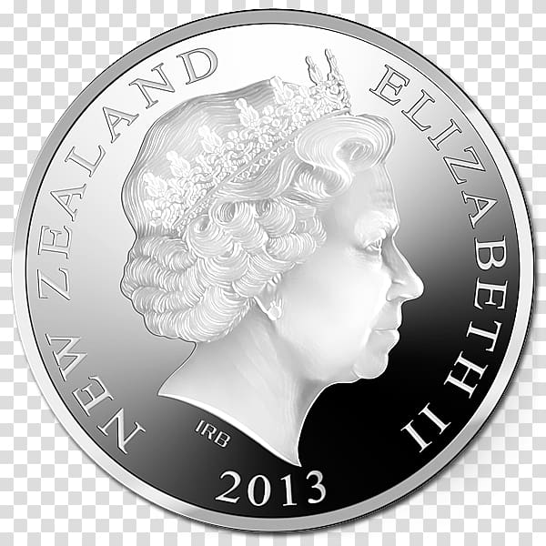 New Zealand dollar New Zealand one-dollar coin Silver, Coin transparent background PNG clipart