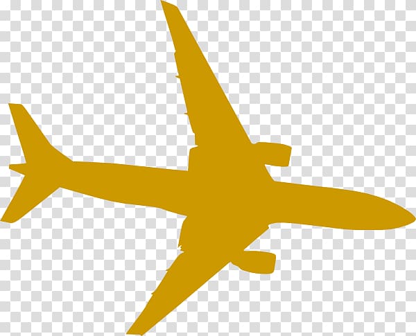 Airplane Aircraft Silhouette , airplane transparent background PNG clipart