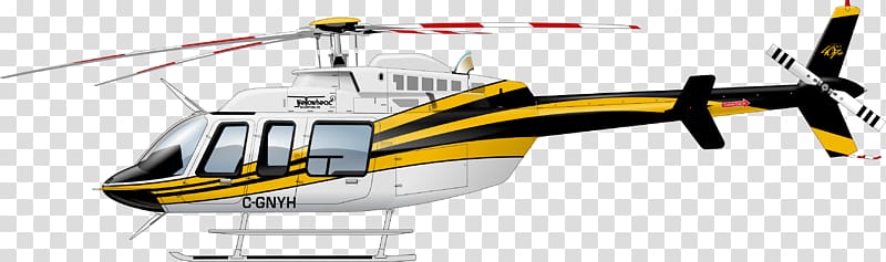 Radio-controlled helicopter Bell 407 Aircraft Honeywell HTS900, helicopters transparent background PNG clipart