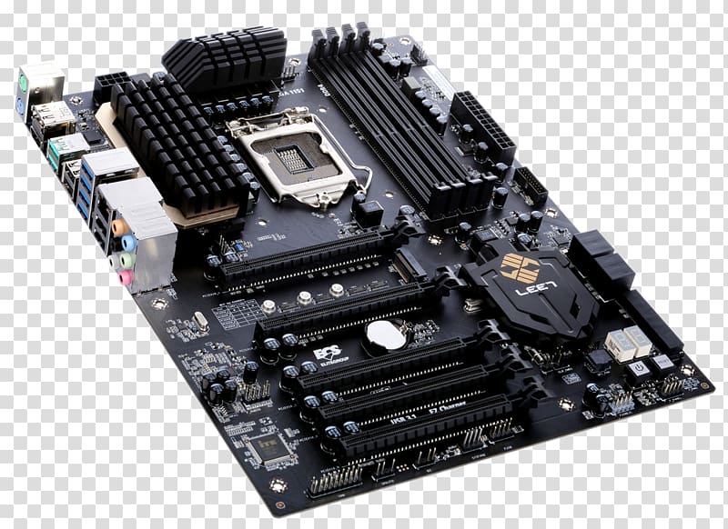 Intel LGA 1151 MSI H270 GAMING PRO CARBON Motherboard, intel transparent background PNG clipart