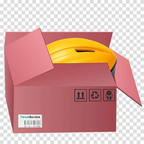 Box Helmet Paper Computer file, Real yellow helmet transparent background PNG clipart