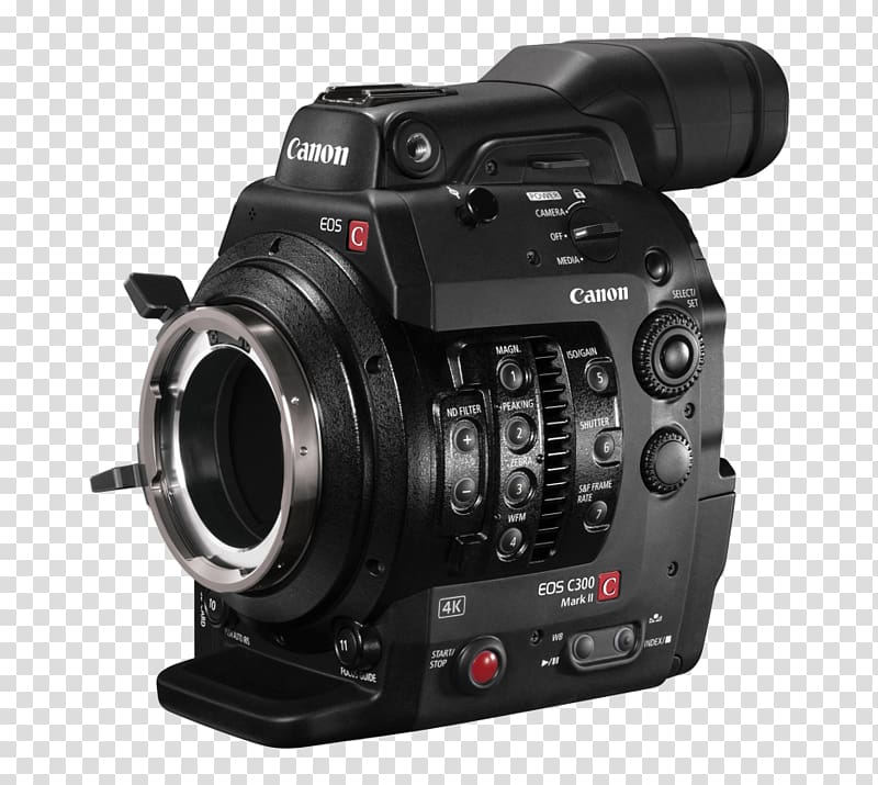 Canon EF lens mount Canon EOS C300 Mark II Canon Cinema EOS, Camera transparent background PNG clipart