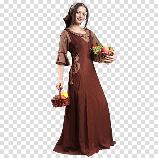 Middle Ages Robe Peasant English medieval clothing, serf transparent background PNG clipart