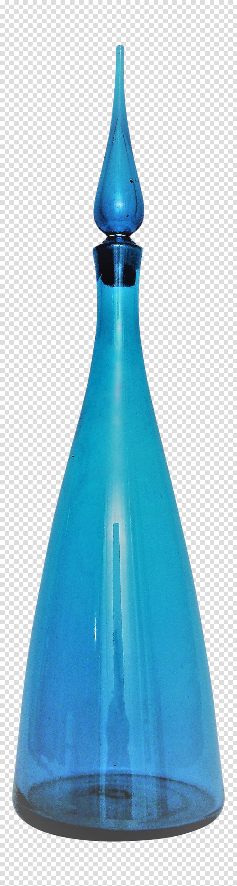 Blenko Glass Company, Inc. Bottle Decanter Cobalt blue, stopper transparent background PNG clipart