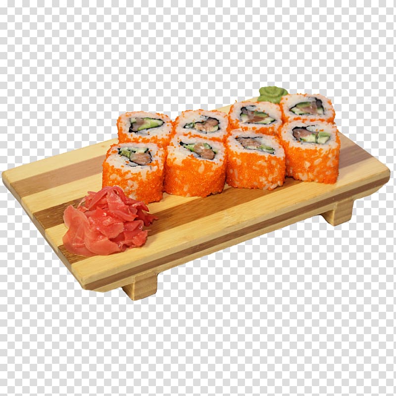 California roll Sashimi Sushi Makizushi Smoked salmon, sushi transparent background PNG clipart