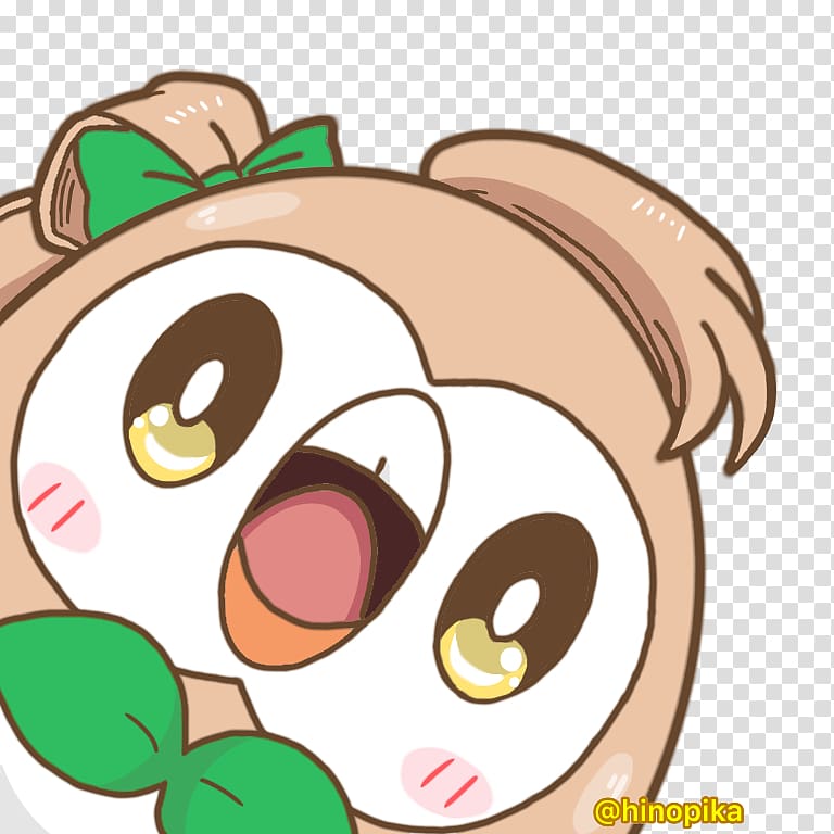 Kotori Minami Pokémon Sun and Moon Rowlet Anime, Anime transparent background PNG clipart