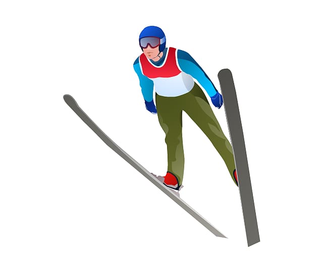 2018 Winter Olympics Winter sport Skiing Snowboarding , Ski Jump transparent background PNG clipart