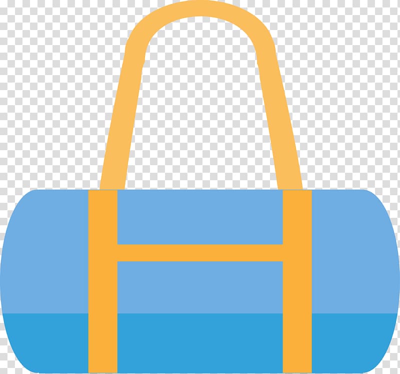 Handbag Brand Pattern, Blue Travel Tote transparent background PNG clipart