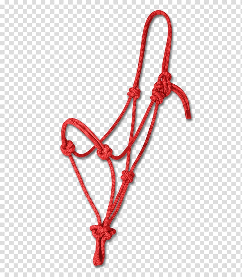 Horse Halter Stable Equestrian Blue, red rope transparent background PNG clipart