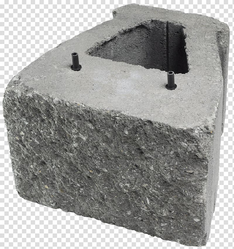 Stone wall Concrete masonry unit Retaining wall, concrete transparent background PNG clipart