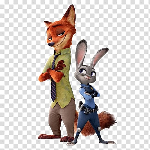 Lt. Judy Hopps Nick Wilde Finnick Zootopia Wiki Animated film, mid ad transparent background PNG clipart