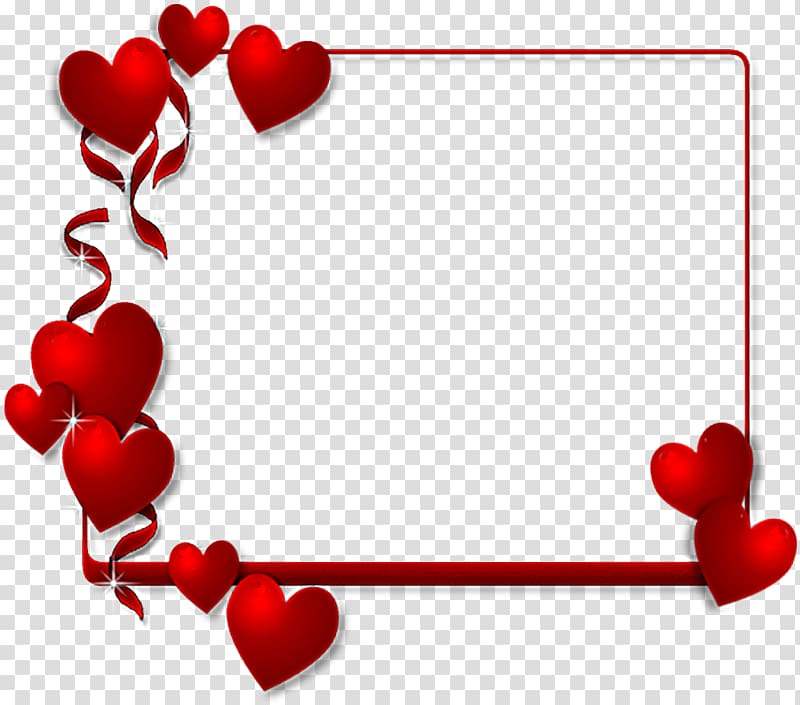 Paper Valentine\'s Day Frames Heart , valentine\'s day transparent background PNG clipart