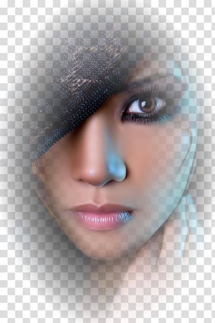 Woman Female Face Eyelash extensions, woman transparent background PNG clipart