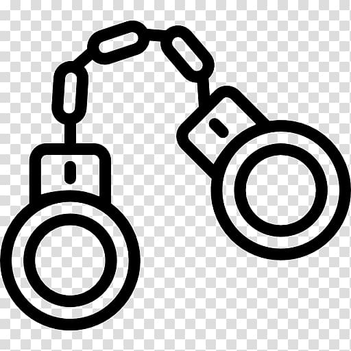 Handcuffs Florida Crime Police Prison, scan elements transparent background PNG clipart