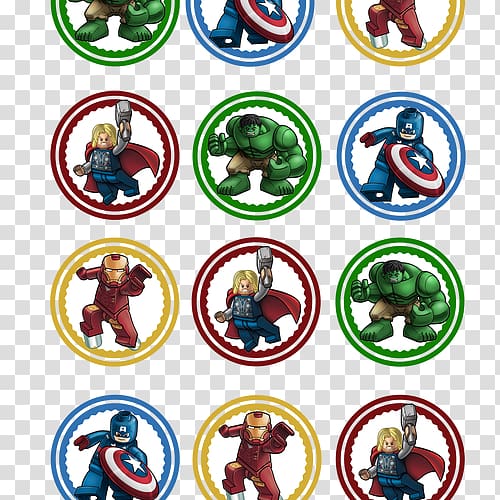Cupcake Lego Marvel\'s Avengers Iron Man Hulk Lego Super Heroes, Iron Man transparent background PNG clipart