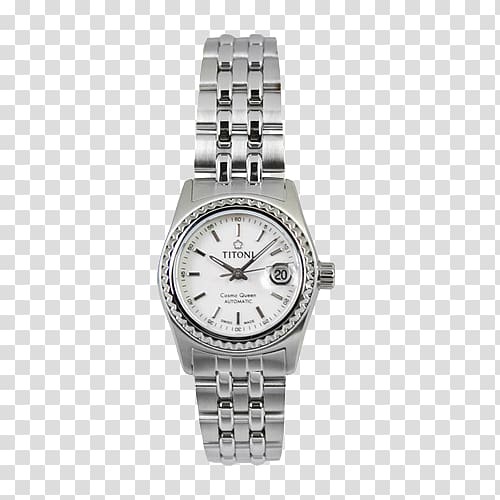 Rolex Datejust Automatic watch Titoni, Plum universe ladies watches transparent background PNG clipart