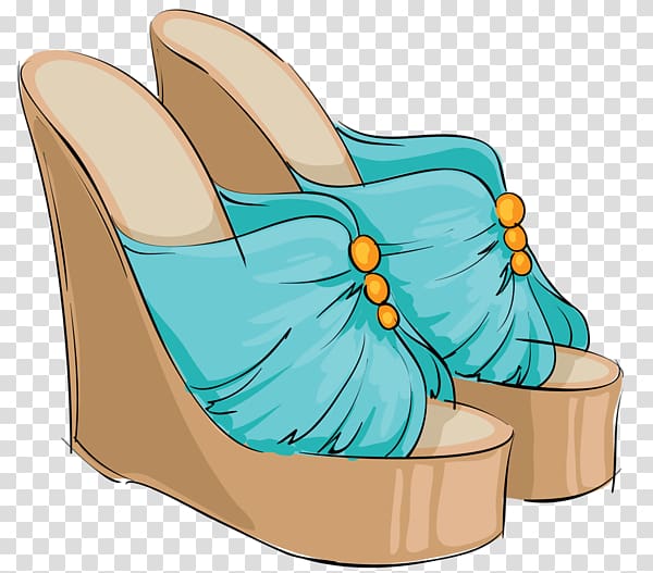 High-heeled shoe , sandal transparent background PNG clipart