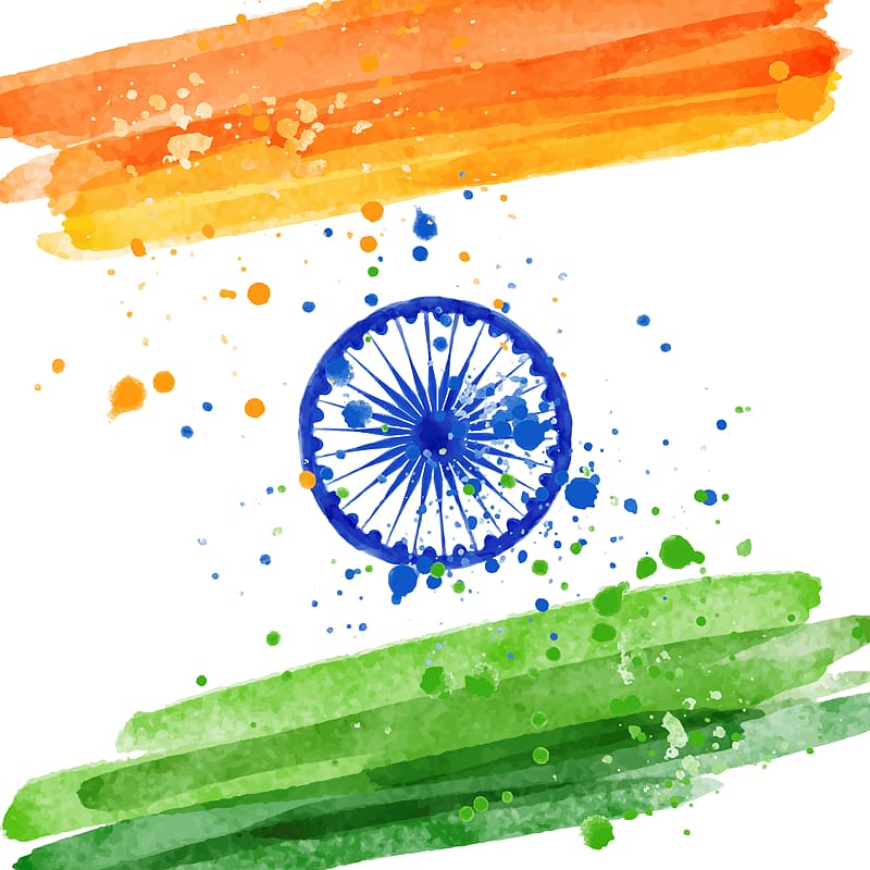 India flag artwork illustration, Flag of India Indian independence movement National flag, national flag india transparent background PNG clipart