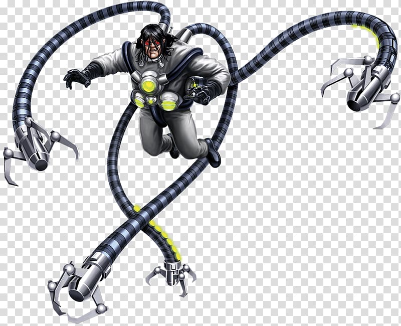 Dr. Otto Octavius Spider-Man Marvel: Avengers Alliance Sandman Venom, spider-man transparent background PNG clipart