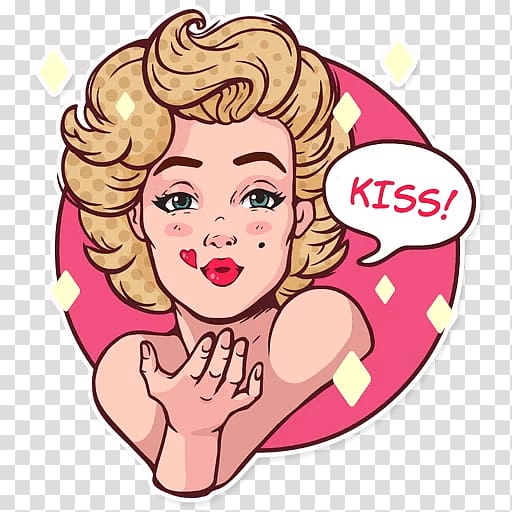 White dress of Marilyn Monroe Sticker Telegram Actor, marilyn monroe transparent background PNG clipart