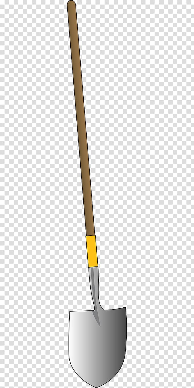 Tool Shovel, Orange shovel transparent background PNG clipart