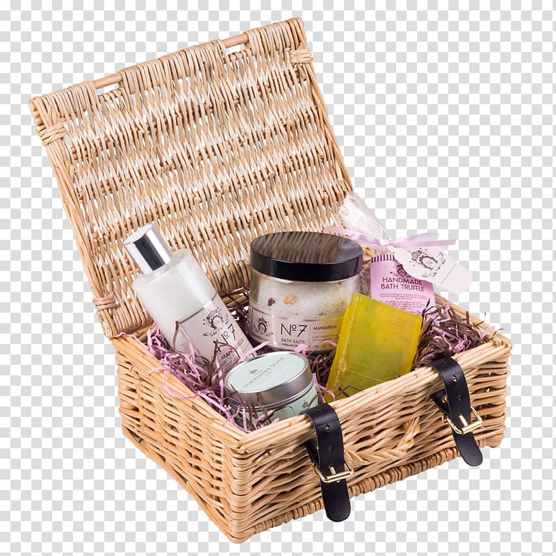 Food Gift Baskets Hamper Soap, cherry flower rattan transparent background PNG clipart