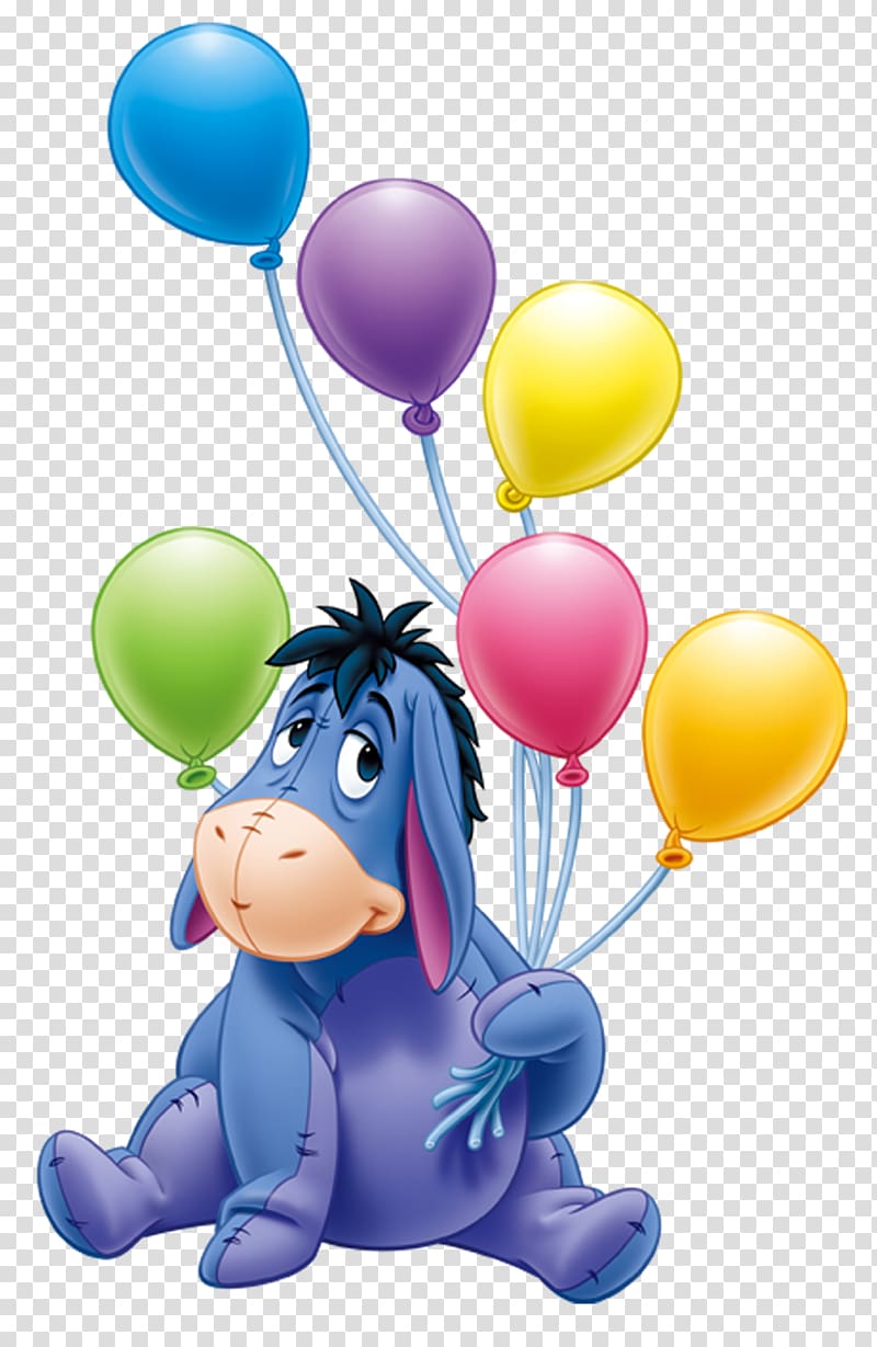 Eeyore\'s Birthday Party Winnie the Pooh Piglet Birthday cake, hippo transparent background PNG clipart