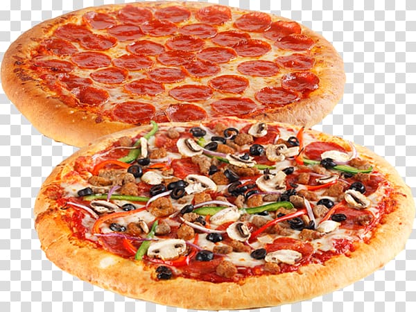 California-style pizza Sicilian pizza Combos Pepperoni, pizza transparent background PNG clipart