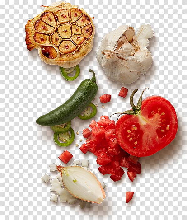 Vegetarian cuisine Salsa Tzatziki Hummus Guacamole, garlic transparent background PNG clipart