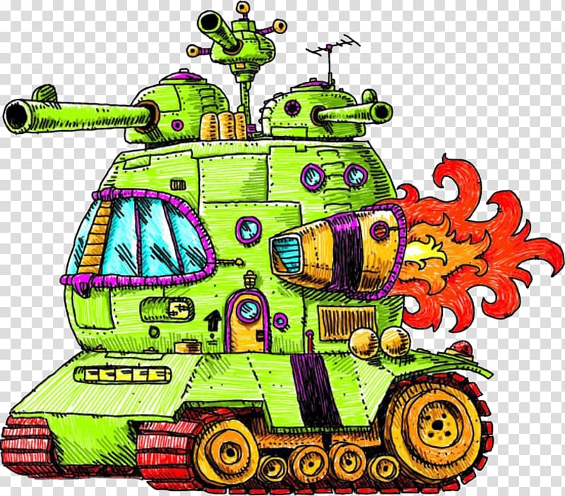 Illustration, Green fire tank transparent background PNG clipart