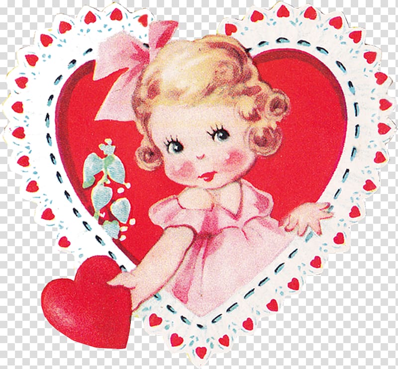 Valentine\'s Day Etsy Heart Vintage clothing Craft, vintage card transparent background PNG clipart